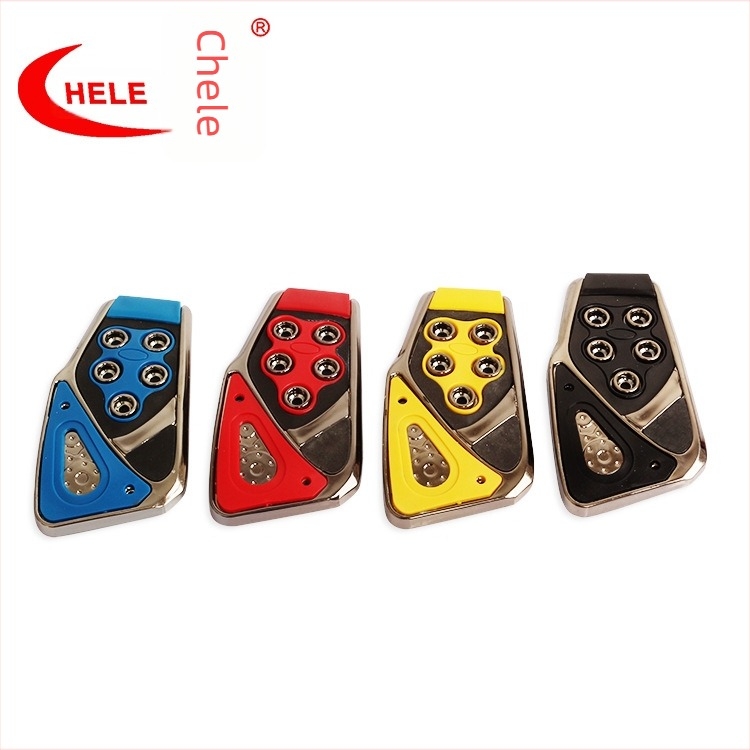 Kit pedale interior auto - potrivire universală, antiderapant, instalare fără găuri, pedale accelerație, ambreiaj și frână | Model XB-375; Material: Plastic; Transmisie: MT; Personalizare disponibilă; Etichetă privată disponibilă