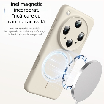 OPPO Find X8 Ultra husă magnetică din silicon lichid, cu protecție completă a obiectivului – finisaj pulverizat, anti-șoc, anti-uzură, anti-amprentă