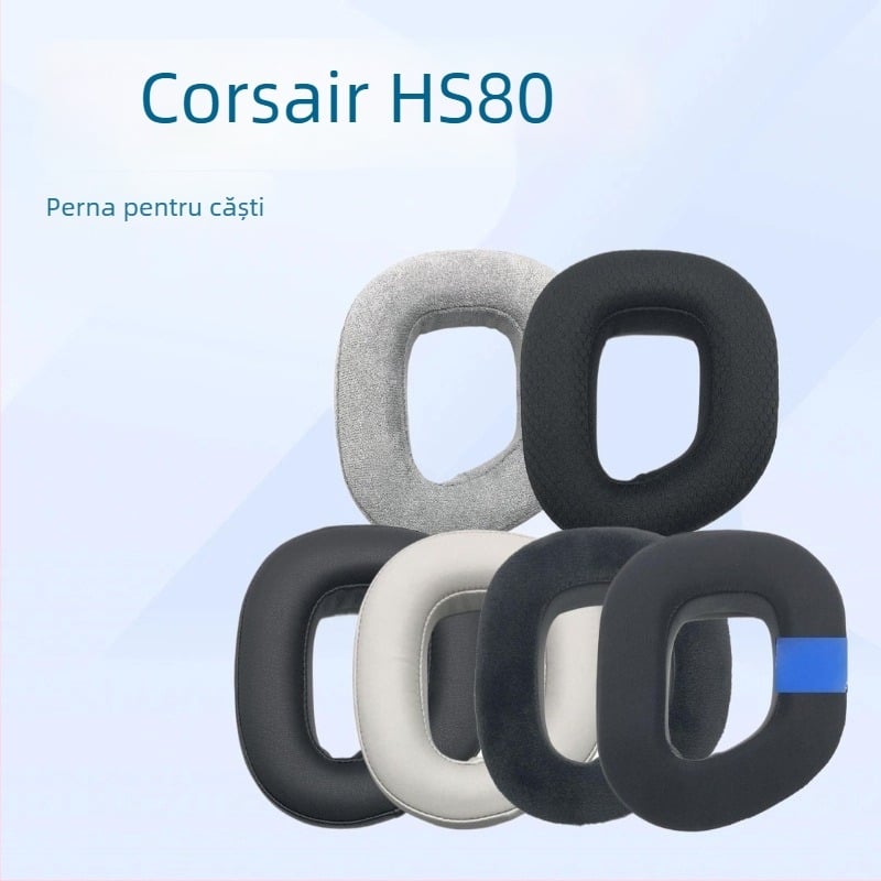 Capace pentru căști Corsair HS80, execuție rafinată, mostre personalizate, ambalaj PE ZIP.