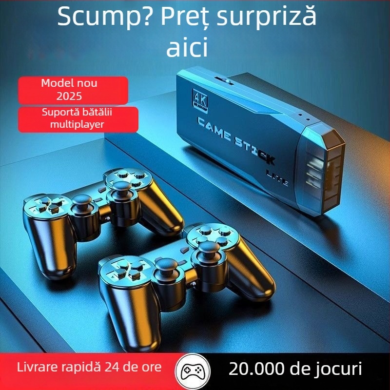 Controler Light Gun cu 4GB RAM, HDMI 2.0, stil arcade vintage