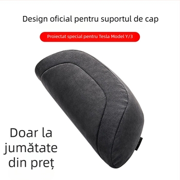 Perne pentru cap și suport lombar auto, umplutură din spumă memory, exterior din bumbac pur, culoare solidă, potrivit pentru toate sezoanele