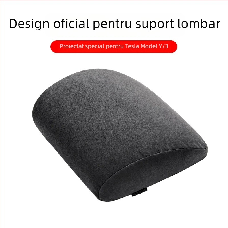 Perne pentru cap și suport lombar auto, umplutură din spumă memory, exterior din bumbac pur, culoare solidă, potrivit pentru toate sezoanele