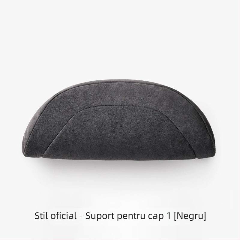 Perne pentru cap și suport lombar auto, umplutură din spumă memory, exterior din bumbac pur, culoare solidă, potrivit pentru toate sezoanele