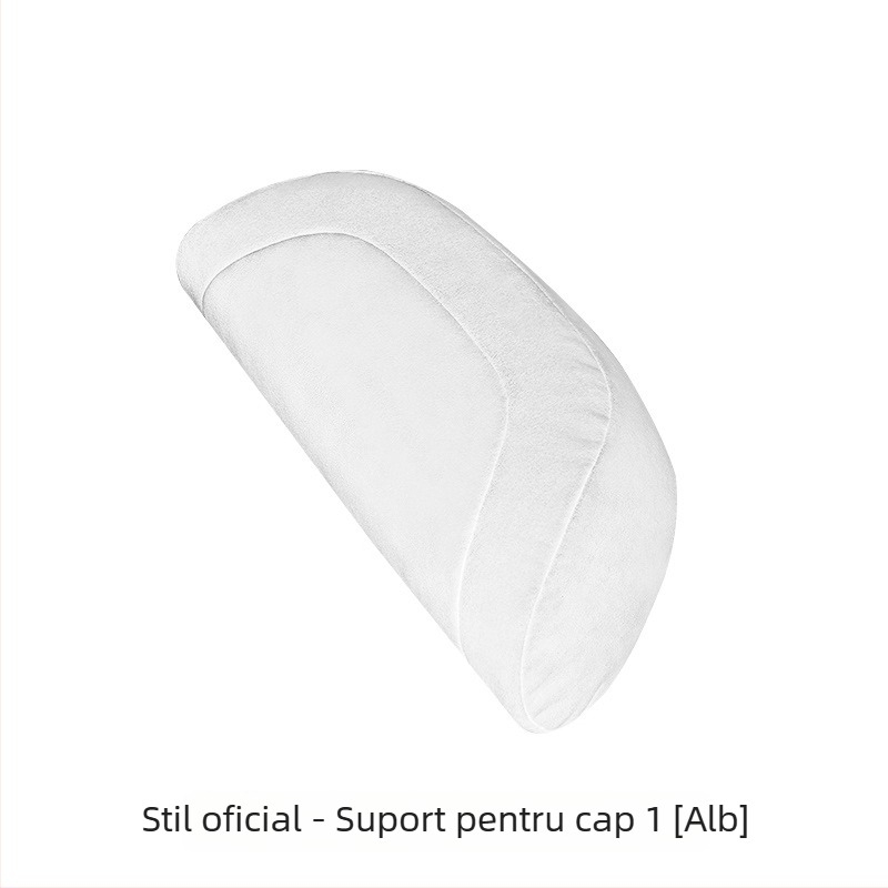 Perne pentru cap și suport lombar auto, umplutură din spumă memory, exterior din bumbac pur, culoare solidă, potrivit pentru toate sezoanele