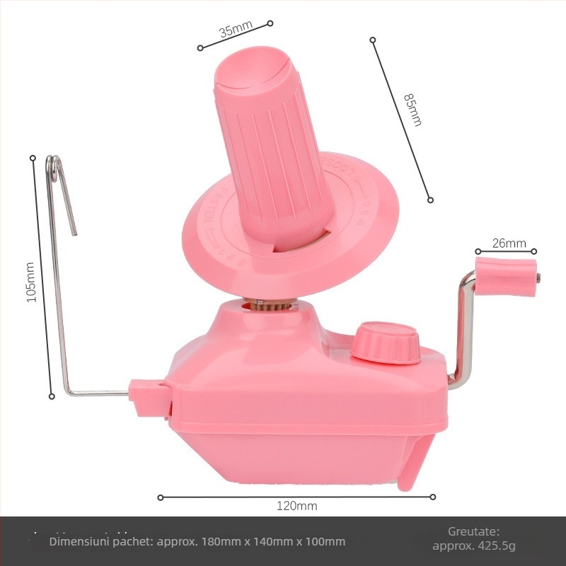 Înfășuitor de fire manual, bobinător compact pentru uz casnic, 425 g, cutie cu 50 bucăți