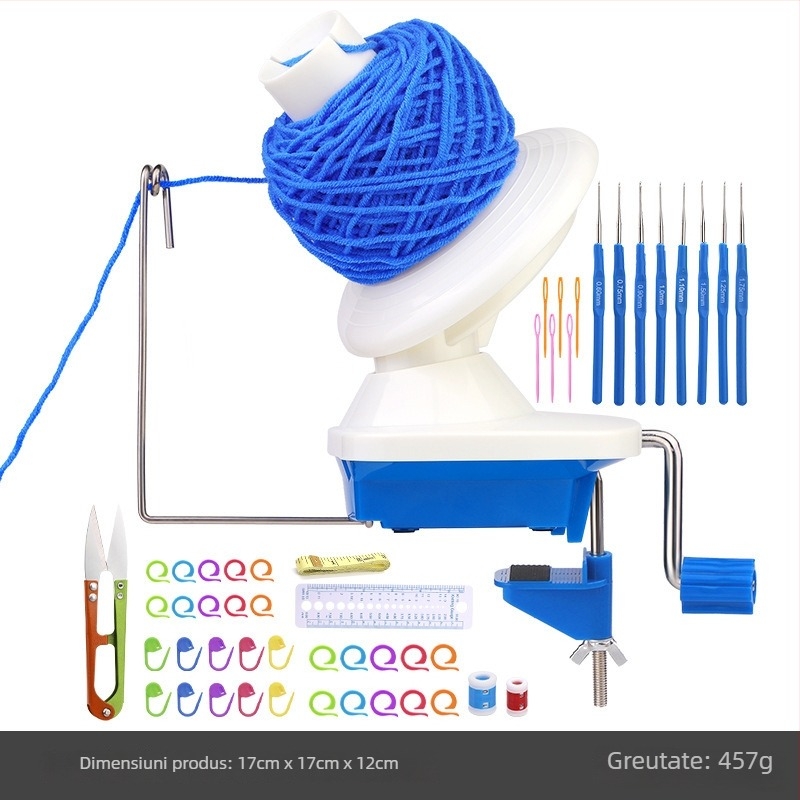 Înfășuitor de fire manual, bobinător compact pentru uz casnic, 425 g, cutie cu 50 bucăți