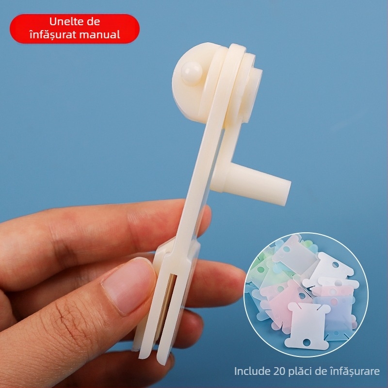 Rotiță Manuală pentru Fir – Broderie Încrucișată – Unealtă de Uz Casnic