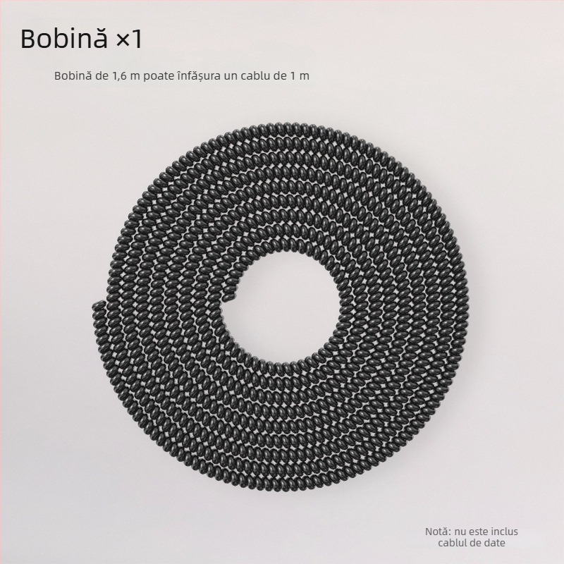 Protecție pentru cablu de date cu șnur cristal, rezistent la rupere, durabil