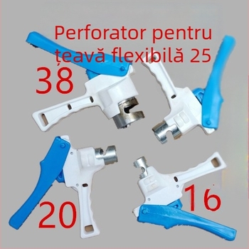 Găuritor pentru irigații prin picurare, pentru țevi flexibile și rigide, extensor pentru bandă de picurare, compatibil PE/PVC