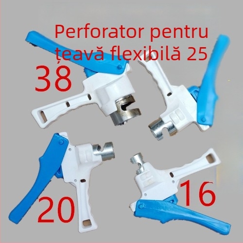 Găuritor pentru irigații prin picurare, pentru țevi flexibile și rigide, extensor pentru bandă de picurare, compatibil PE/PVC