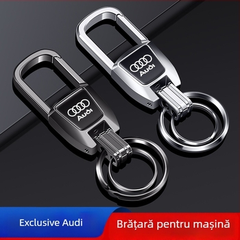 Breloc Bohanya din aliaj de aluminiu pentru Audi A4L/A6L/Q2L/A3L/A7/A8L/Q5L/Q3 – Stil Trend, Personalizabil