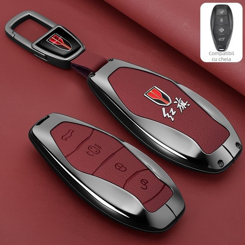 Carcasă pentru cheie Hongqi HS5, aliaj de zinc, stil retro