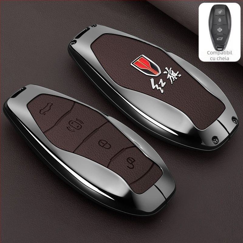 Carcasă pentru cheie Hongqi HS5, aliaj de zinc, stil retro