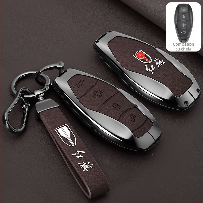 Carcasă pentru cheie Hongqi HS5, aliaj de zinc, stil retro