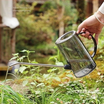 Qitazz Cană de udare pentru flori, cioc lung, Material POM, Design Scandinav Simplu, Conectare rapidă