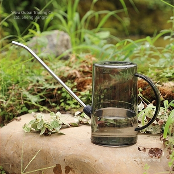 Qitazz Cană de udare pentru flori, cioc lung, Material POM, Design Scandinav Simplu, Conectare rapidă