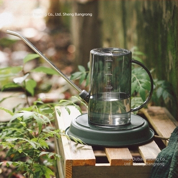 Qitazz Cană de udare pentru flori, cioc lung, Material POM, Design Scandinav Simplu, Conectare rapidă