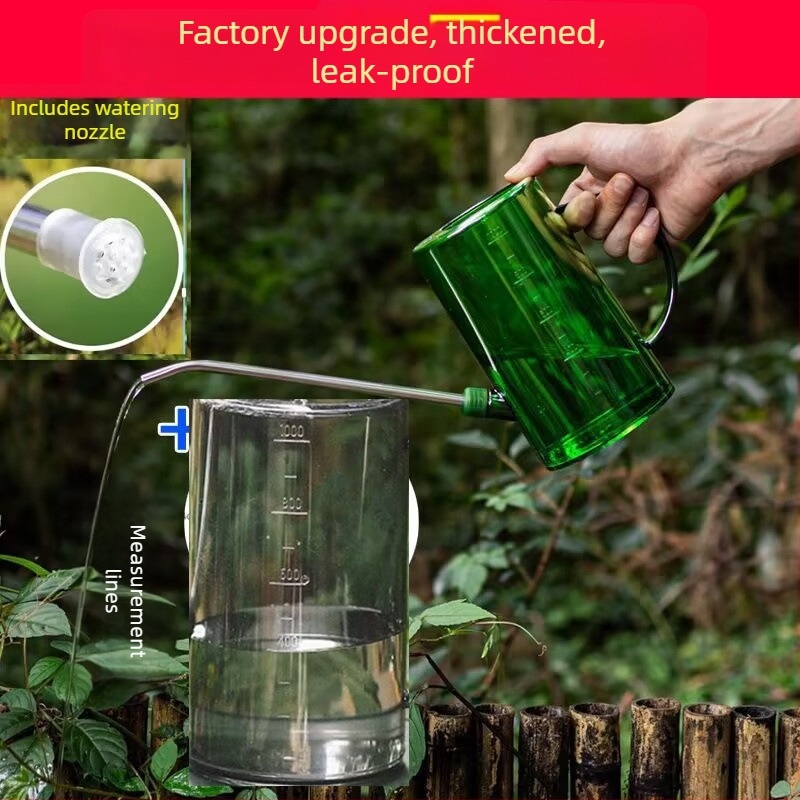 Qitazz Cană de udare pentru flori, cioc lung, Material POM, Design Scandinav Simplu, Conectare rapidă