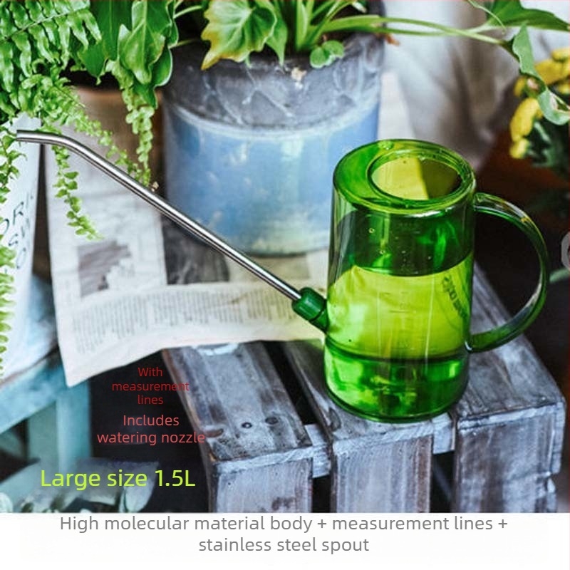 Qitazz Cană de udare pentru flori, cioc lung, Material POM, Design Scandinav Simplu, Conectare rapidă