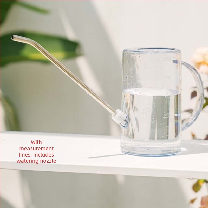 Qitazz Cană de udare pentru flori, cioc lung, Material POM, Design Scandinav Simplu, Conectare rapidă