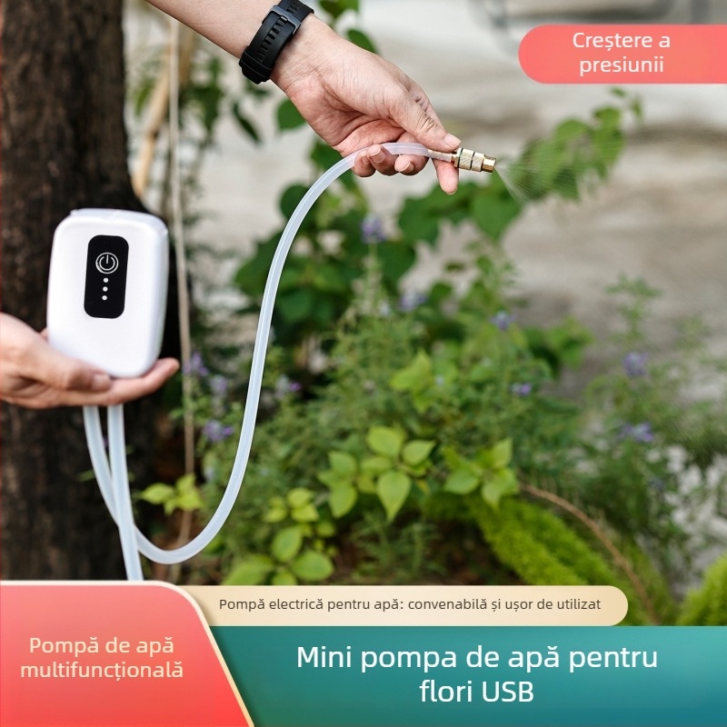 Pulverizator electric, seria Micro Spray; materiale: plastic, siliconă, alamă; pentru grădinărit acasă, spații verzi publice, grădinărit și horticultură