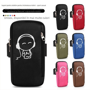 Geantă de braț pentru telefon, unisex, Oxford, impermeabilă, ușoară