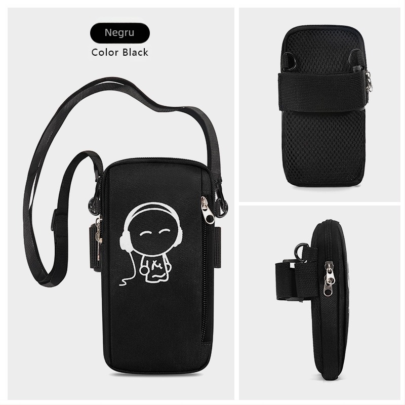 Geantă de braț pentru telefon, unisex, Oxford, impermeabilă, ușoară