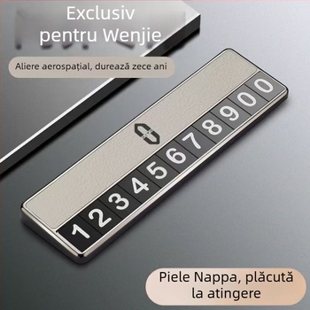 Decorațiune interioară electronică pentru plăcuța de parcare Huawei M9N7, metal, personalizare disponibilă, imprimare logo posibil