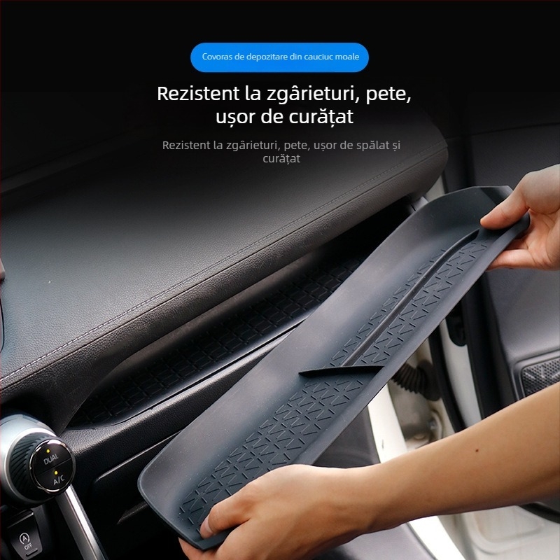 Covor siliconic pentru spațiul de depozitare din consola centrală Toyota RAV4 2020-2023 – Rongfang Weilanda protecție depozitare