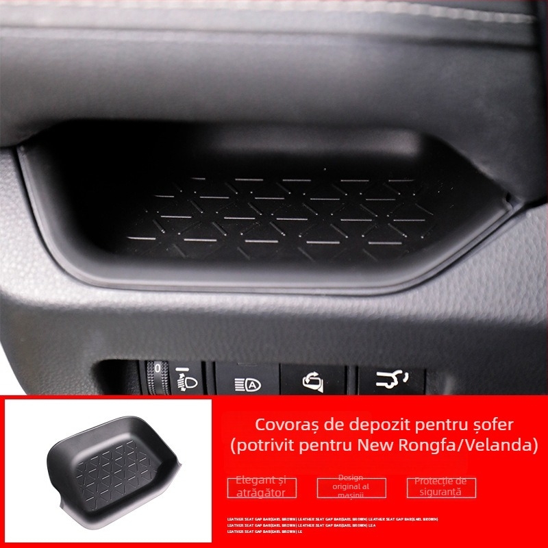 Covor siliconic pentru spațiul de depozitare din consola centrală Toyota RAV4 2020-2023 – Rongfang Weilanda protecție depozitare