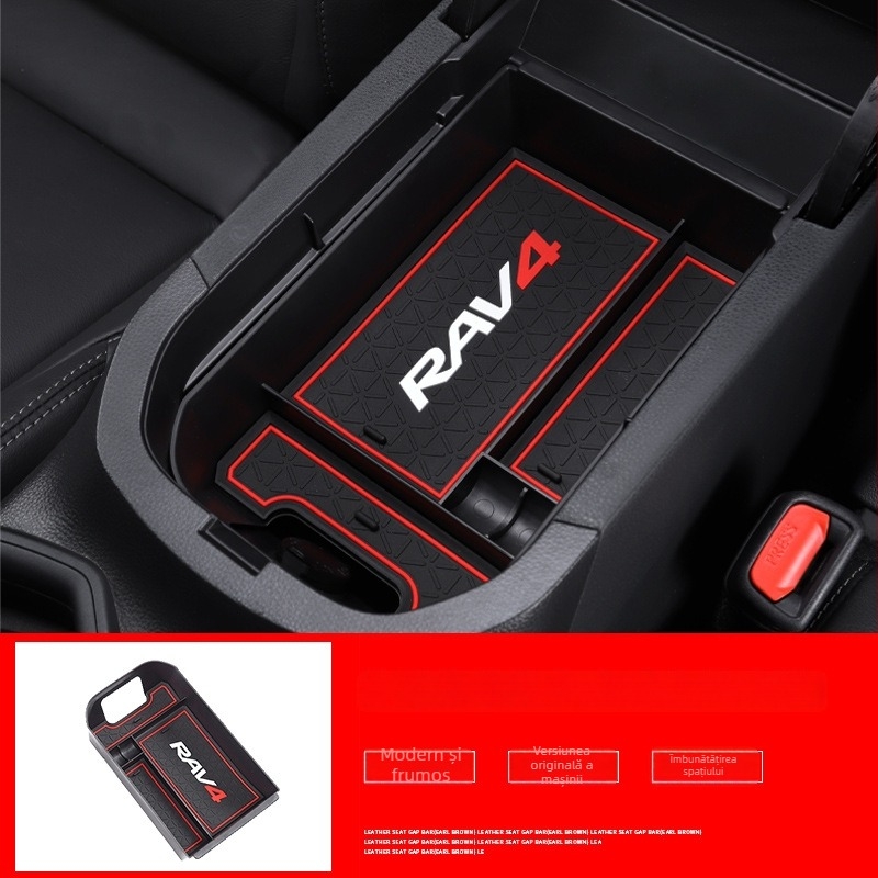 Covor siliconic pentru spațiul de depozitare din consola centrală Toyota RAV4 2020-2023 – Rongfang Weilanda protecție depozitare