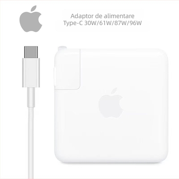 Încărcător PD pentru laptopuri Apple, Remember ouqi, USB-C Power Delivery, opțiuni de putere 30W/61W/87W/67W/70W/96W/140W, producție OEM