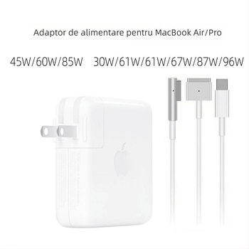 Încărcător PD pentru laptopuri Apple, Remember ouqi, USB-C Power Delivery, opțiuni de putere 30W/61W/87W/67W/70W/96W/140W, producție OEM