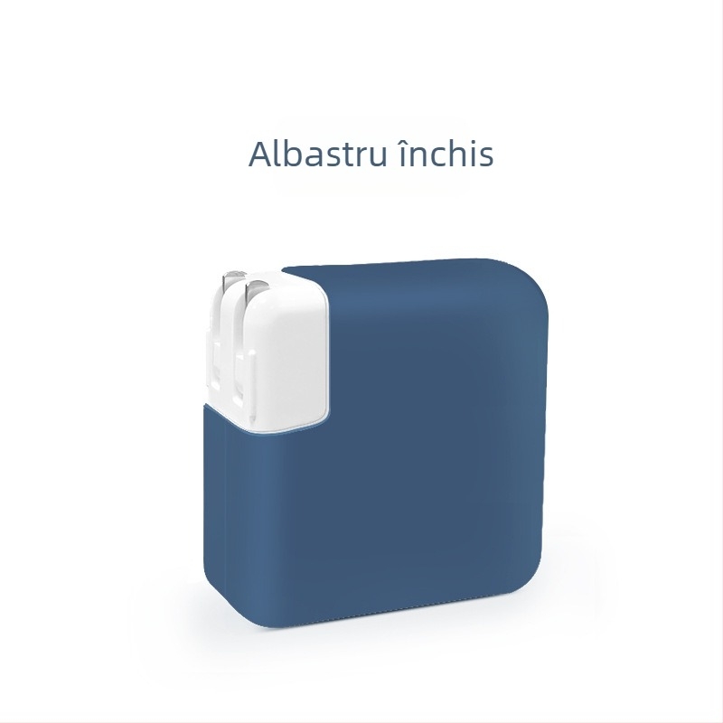 Carcasă protector din silicon pentru adaptorul MacBook, compatibil cu MacBook Pro/Air (60/61/67W, 40/75W, 30/35W)