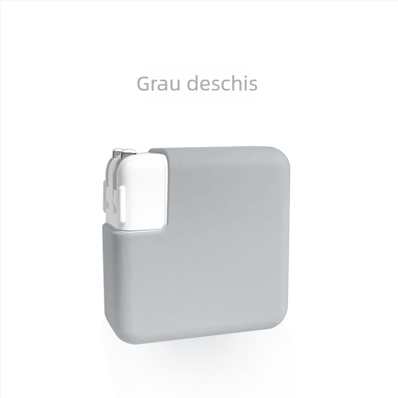 Carcasă protector din silicon pentru adaptorul MacBook, compatibil cu MacBook Pro/Air (60/61/67W, 40/75W, 30/35W)