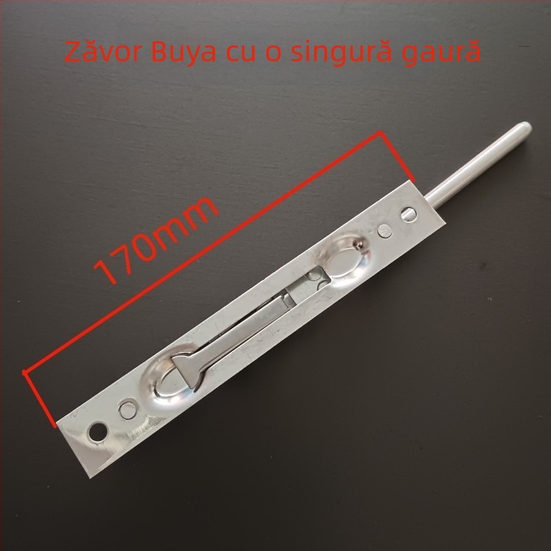 Mecanism de bolt ascuns pentru uși antifurt și uși de incendiu, oțel inoxidabil, model 31, bolt greu, finisaj deschis, stil modern minimalist