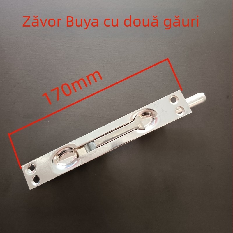 Mecanism de bolt ascuns pentru uși antifurt și uși de incendiu, oțel inoxidabil, model 31, bolt greu, finisaj deschis, stil modern minimalist