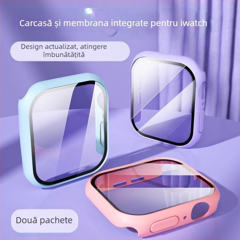 Carcasă pentru Apple Watch cu husă protector ultra-integrată (material PET, marcă: Alte, zonă principală de vânzare: Alte, marcă privată: Nu)