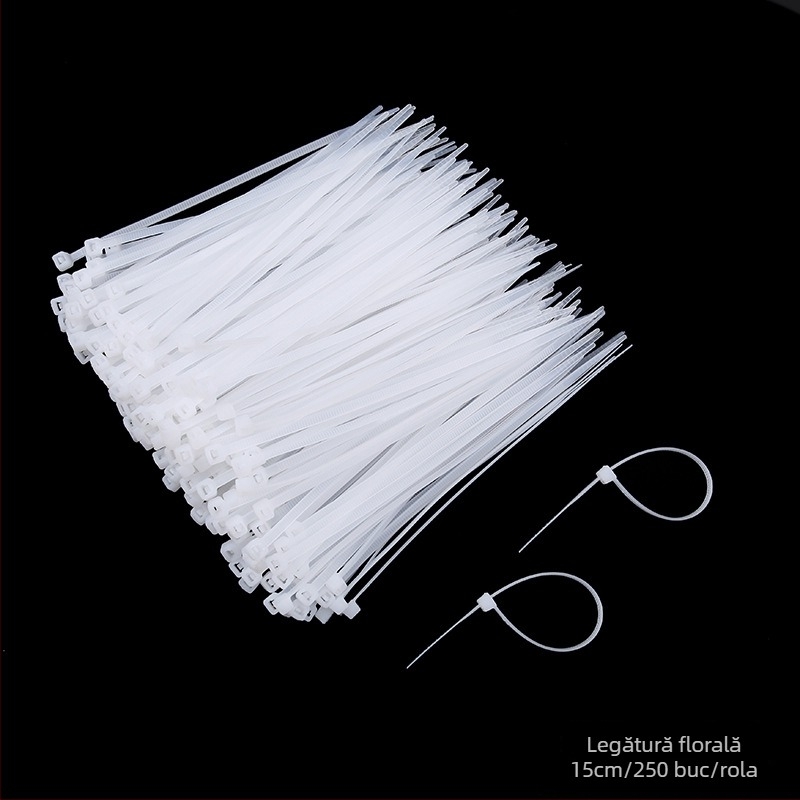 Legătură florală cu închidere automată, cataramă din nylon și plastic pentru buchet