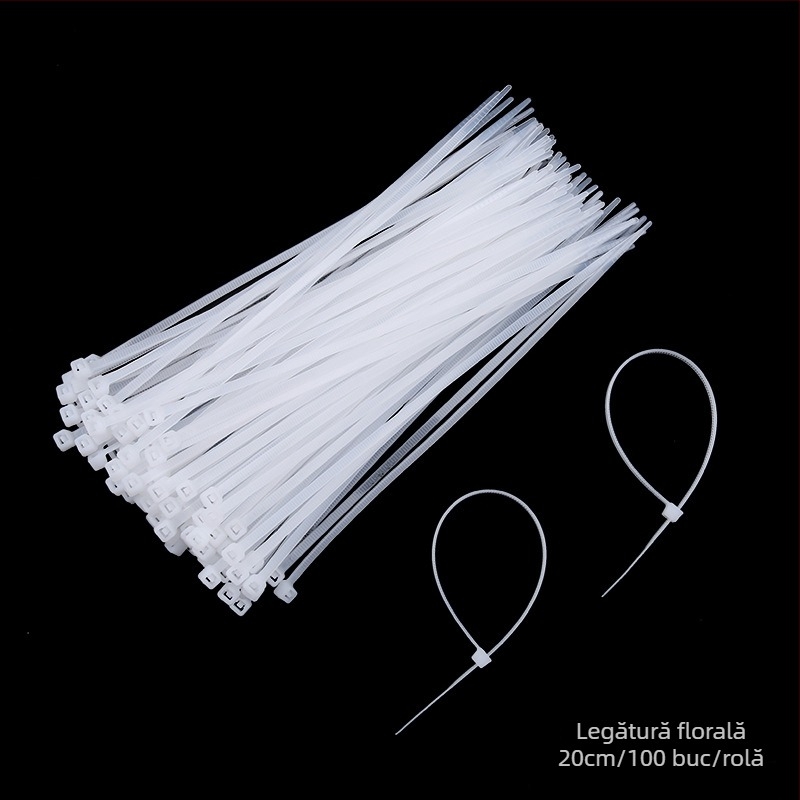 Legătură florală cu închidere automată, cataramă din nylon și plastic pentru buchet