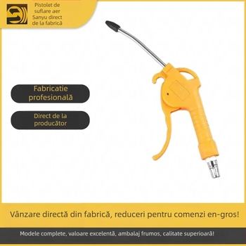 Pistol pneumatic pentru suflarea prafului Sanyu AR-10 – piston din cauciuc, conector PP-20, pentru automobile, camioane și atelier
