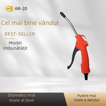 Pistol pneumatic pentru suflarea prafului Sanyu AR-10 – piston din cauciuc, conector PP-20, pentru automobile, camioane și atelier
