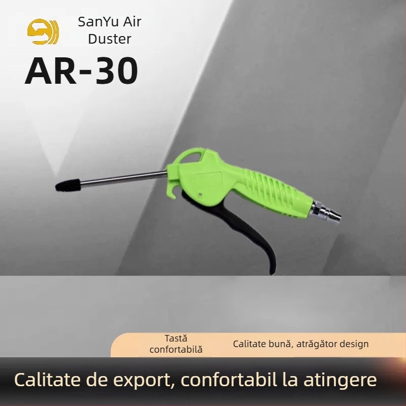 Pistol pneumatic pentru suflarea prafului Sanyu AR-10 – piston din cauciuc, conector PP-20, pentru automobile, camioane și atelier