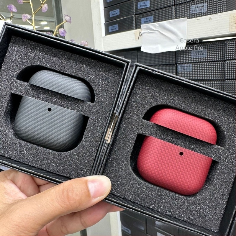 Carcasă AirPods 4 – Kevlar, fabricată manual, universală, YQ