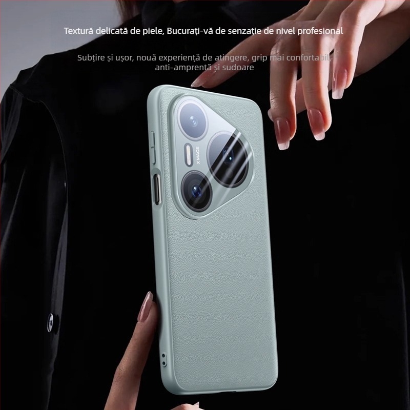 Carcasă Huawei Pura80 – piele sintetică, ultra-subțire, protecție anti-cadere, posibilitate de personalizare