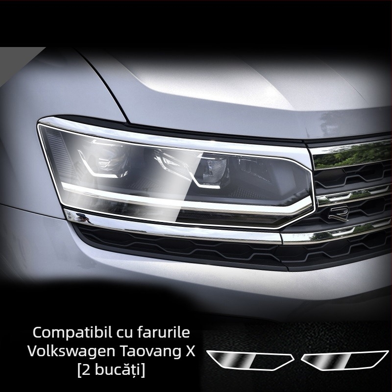 Film hidrogel pentru faruri, modele Audi, turnare dintr-o bucată, rezistent la zgârieturi și uzură.