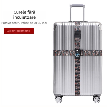 Travelkin Curele de bagaje din poliester – Unisex, Primăvara 2024, Tipărire – Accesorii pentru bagaje