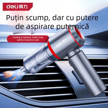 Aspirator de mână pentru mașină și casă, fără fir, reîncărcabil, 7.4V 120W, aspirație 4000Pa