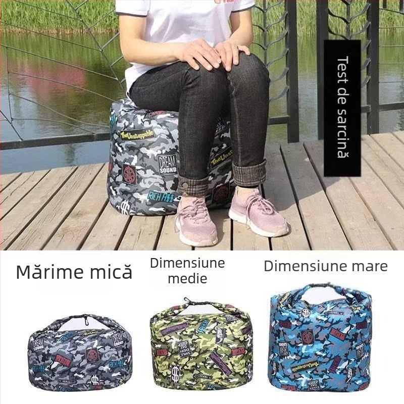 Geantă de pescuit pentru râu Pursun Outdoor | Material nailon, Impermeabilă, Capacitate mare, Cu mâner