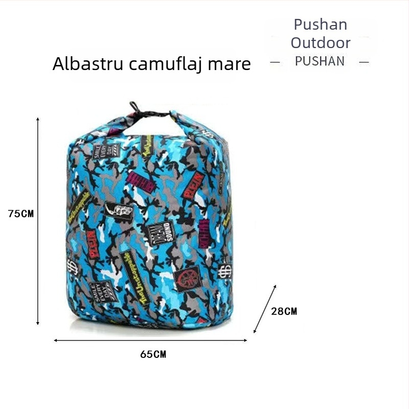 Geantă de pescuit pentru râu Pursun Outdoor | Material nailon, Impermeabilă, Capacitate mare, Cu mâner